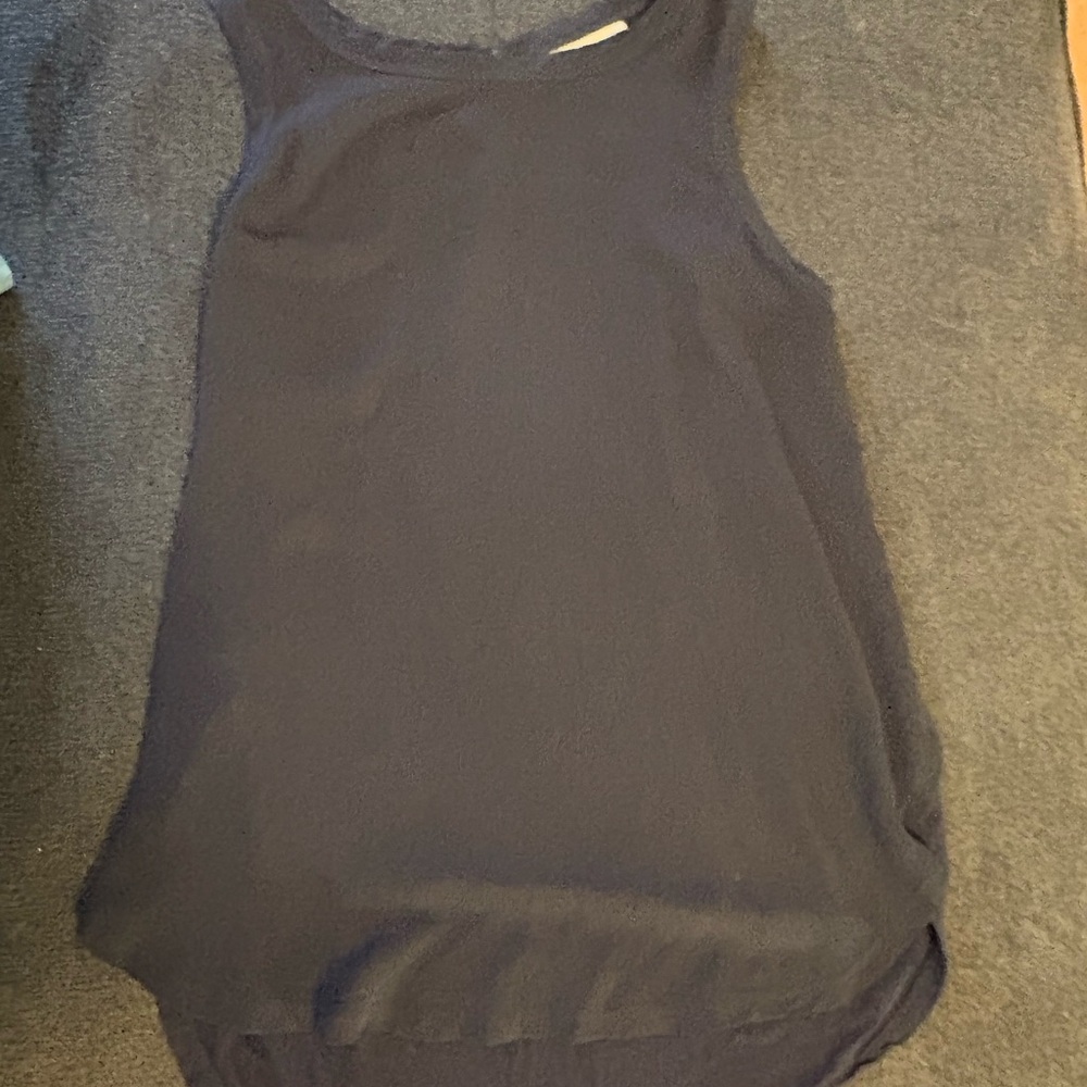 Loft Women's Navy Sleeveless Top